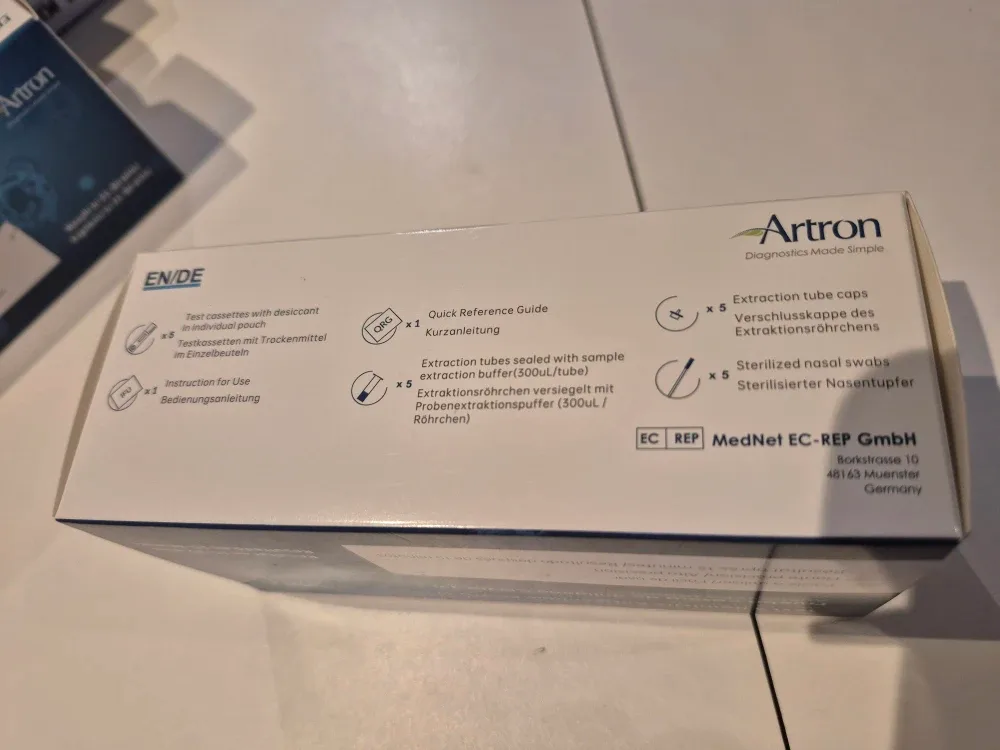 New Artron COVID-19 Antigen Home Test Kits image indicator(2)