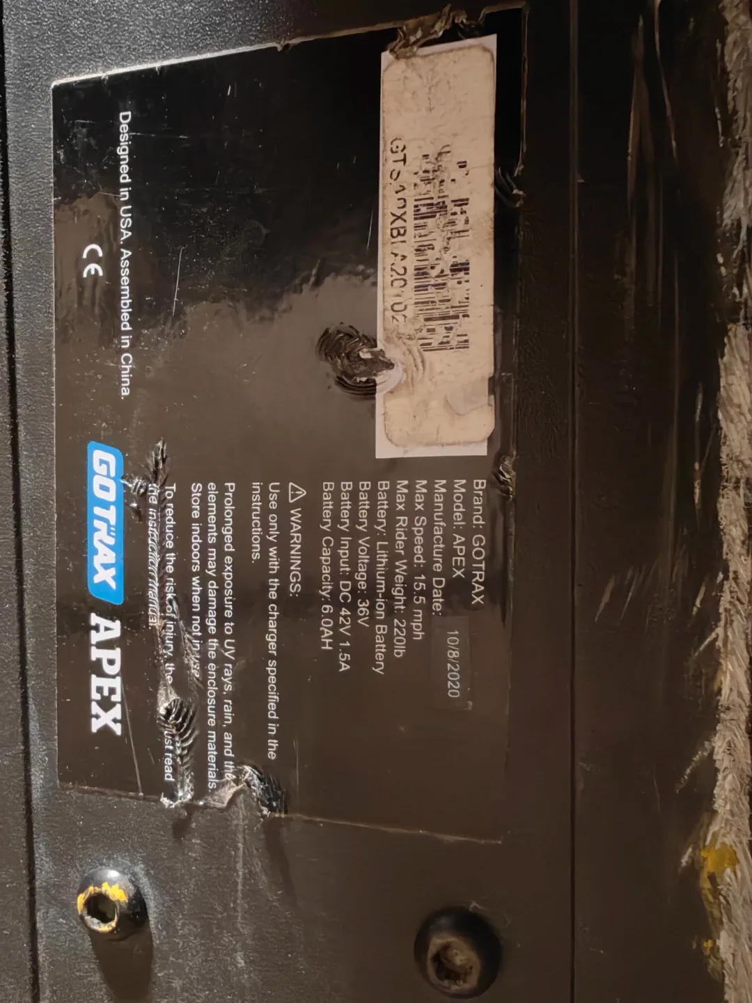 Gotrax Electric Scooter APEX image indicator(7)