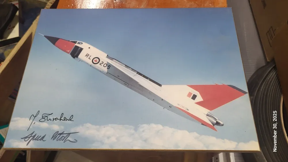 Avro Arrow Print Signed