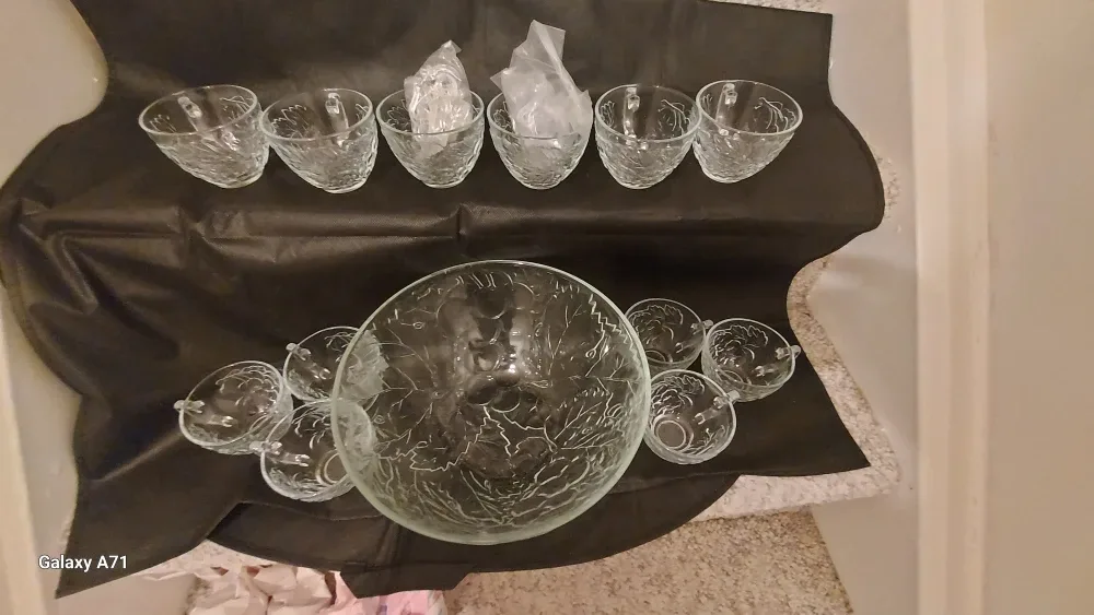 Punch Bowl Set with Cups