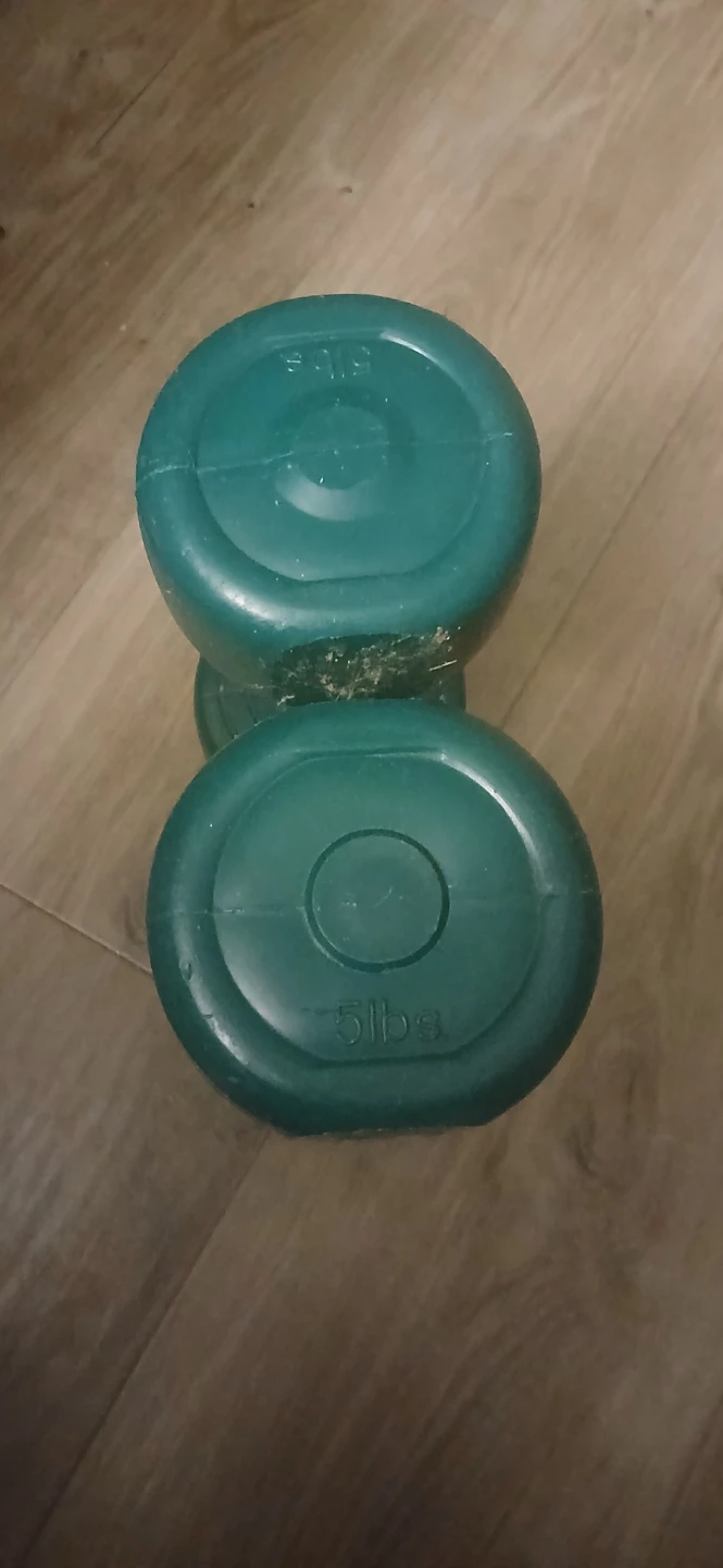 5lb Green Dumbbells - Pair - photo 2