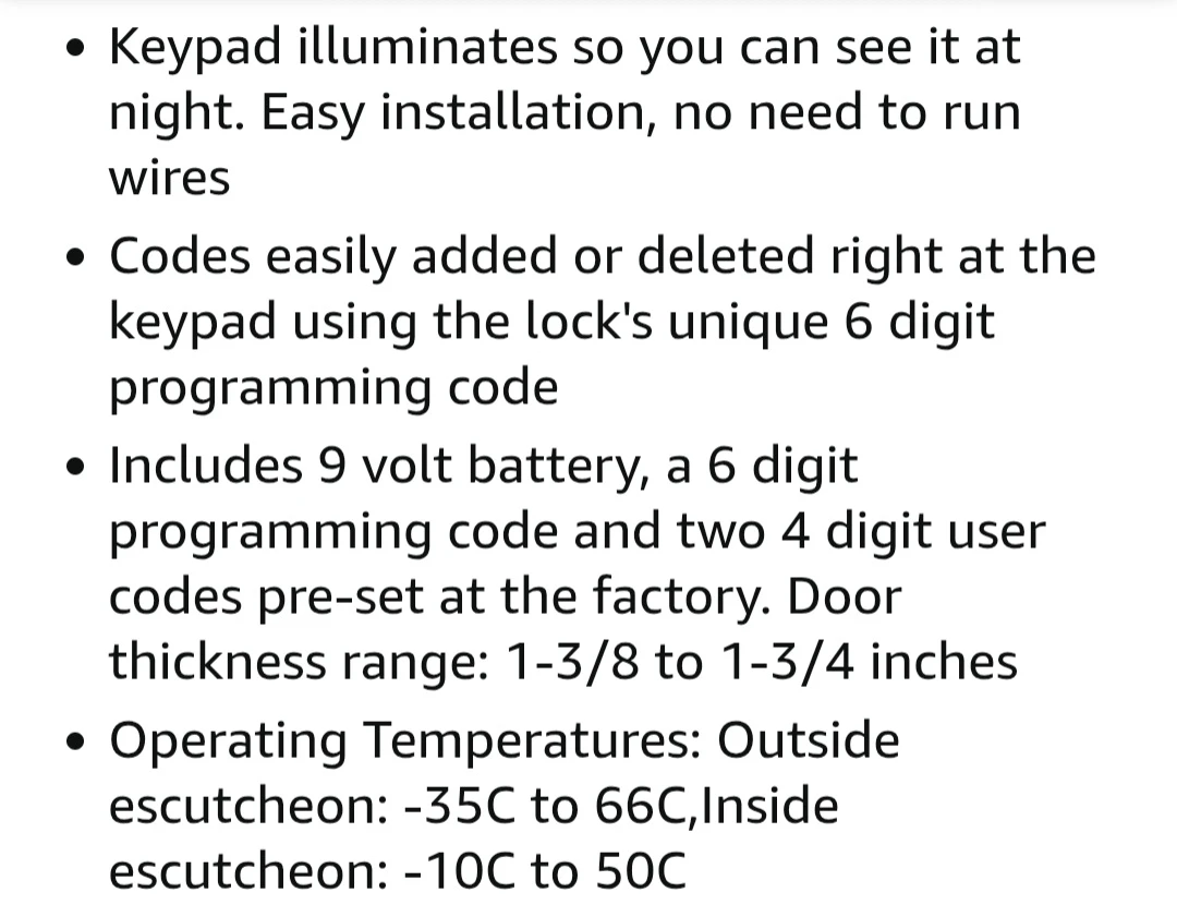 Auto Lock Keypad Door Lock - photo 4