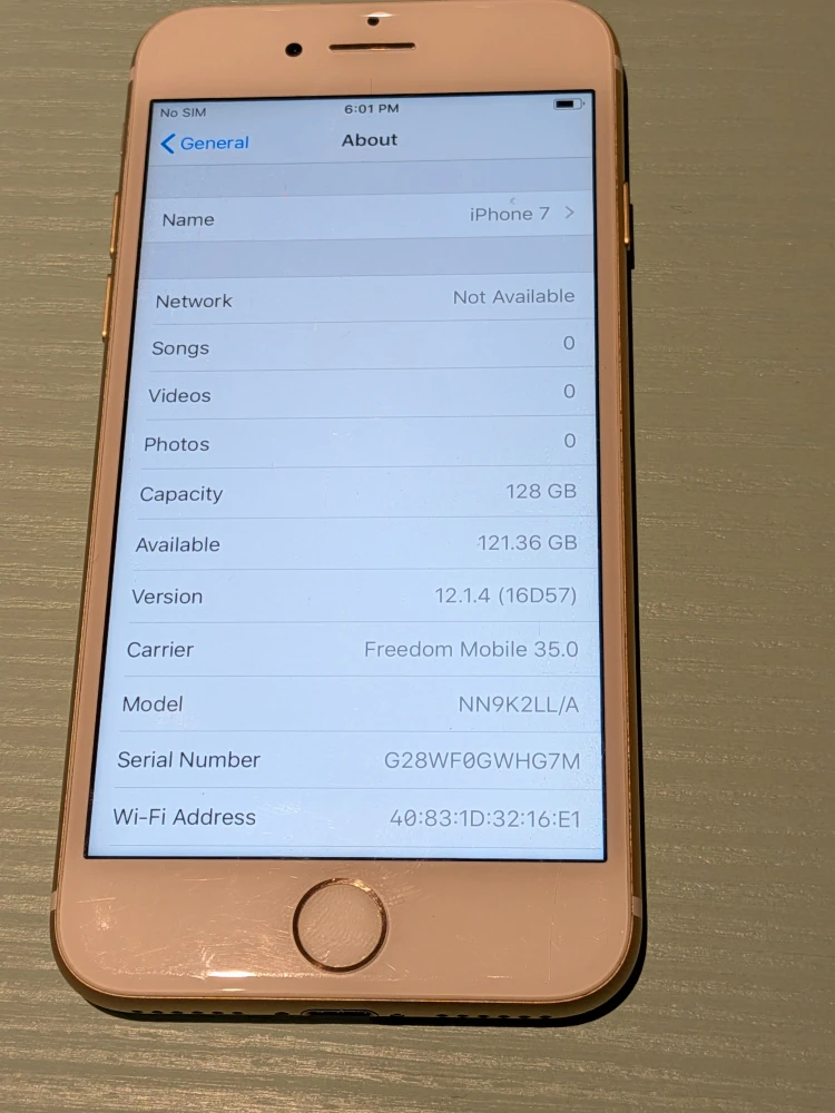iPhone 7 - 128GB - Rose Gold
