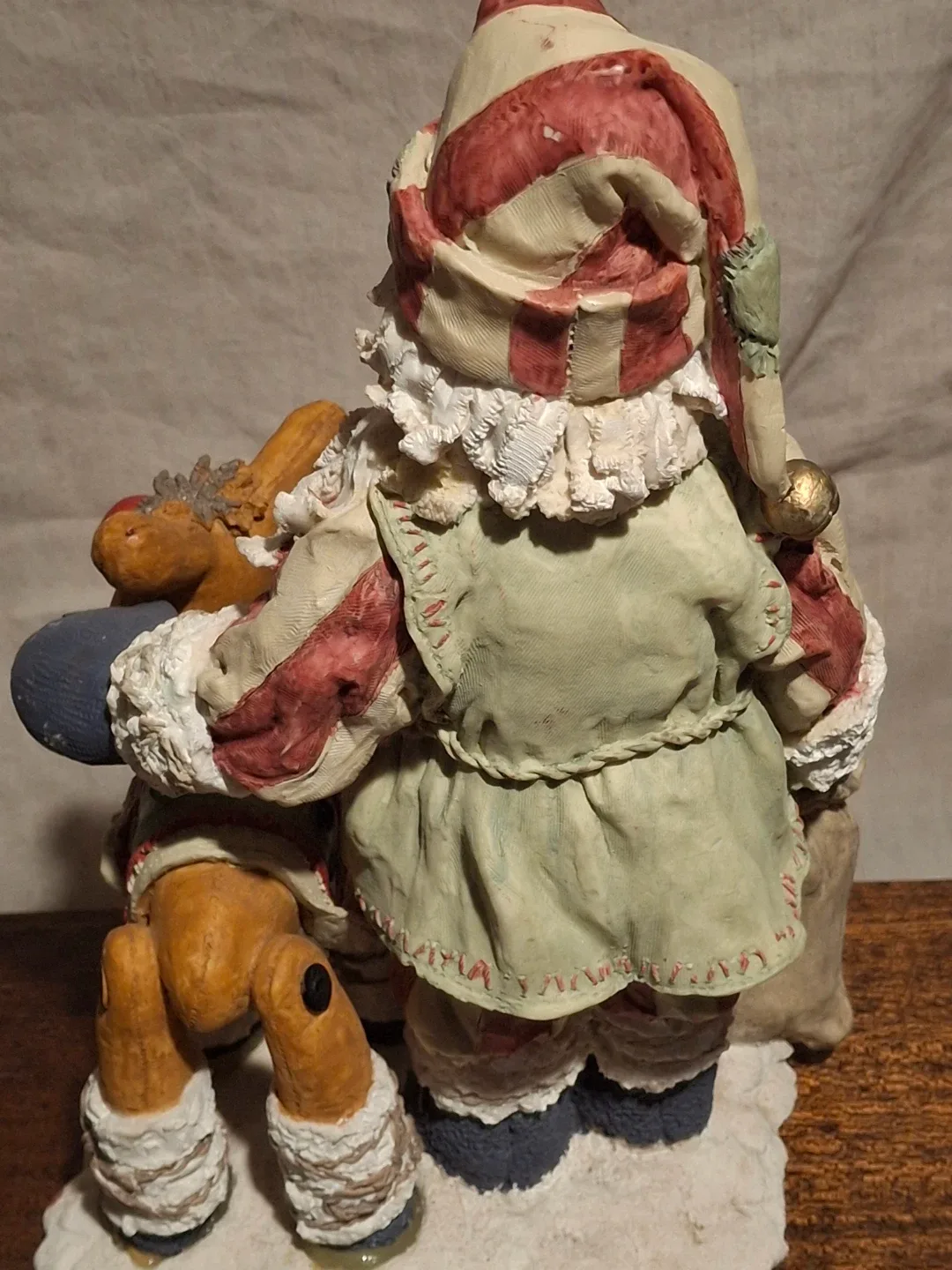 Santa Claus Figurine with Reindeer image indicator(6)