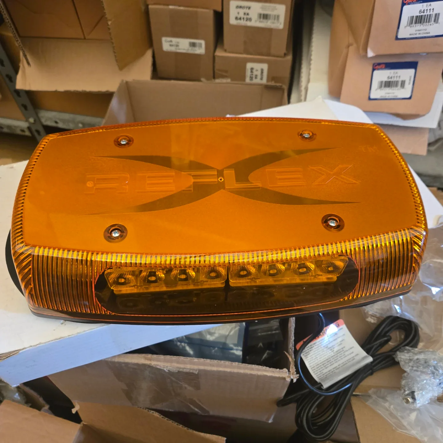 Amber LED Warning Light Bar image indicator(3)