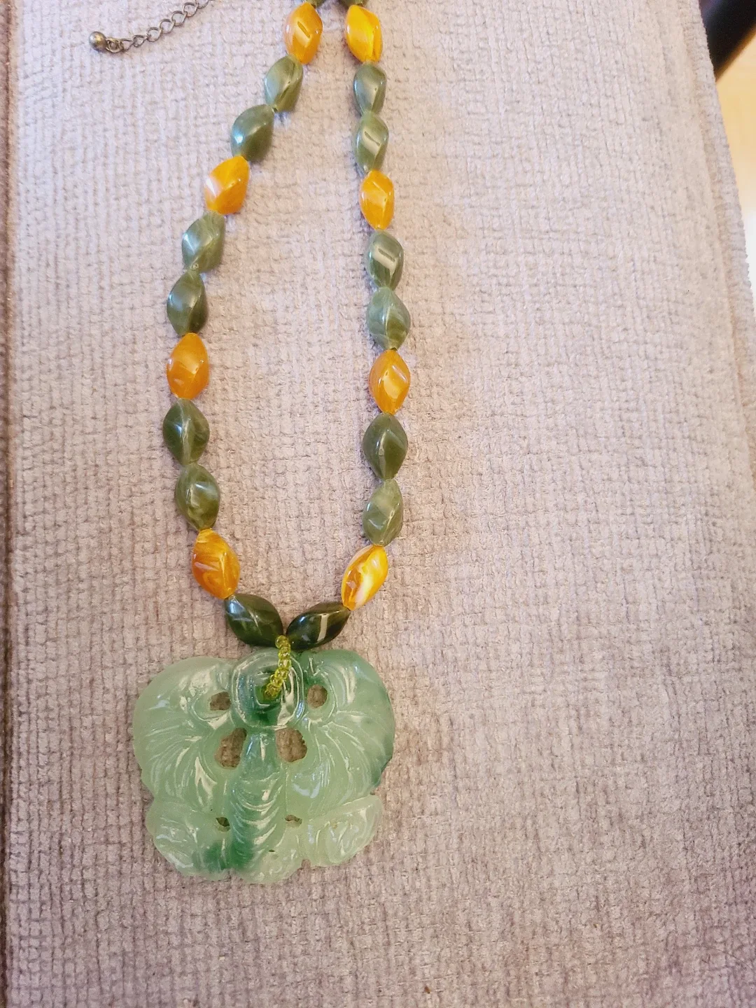 Vintage Butterfly Pendant Necklace thumbnail