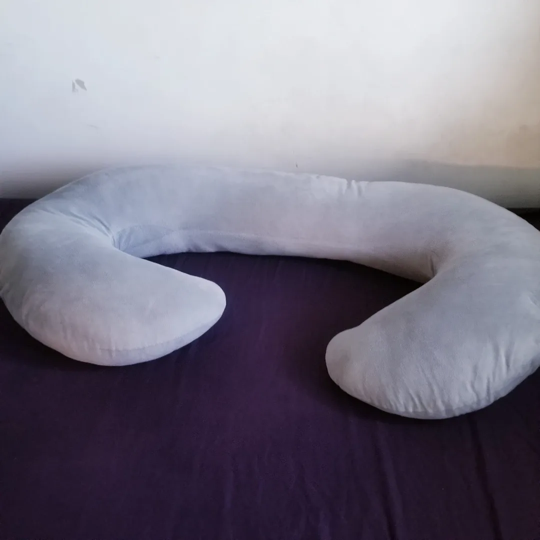 Grey Full Body Pregnancy Pillow