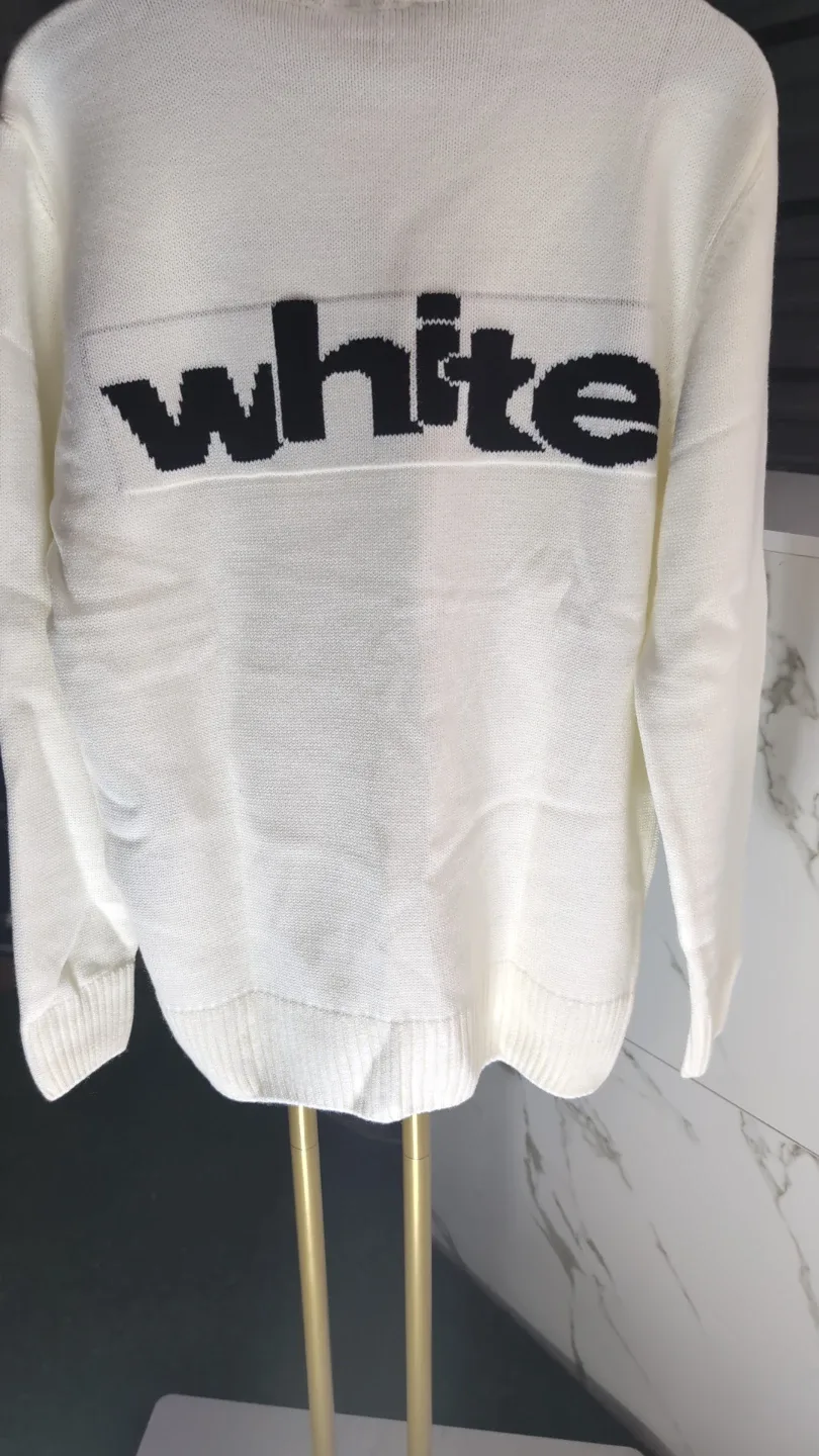 Off-White White Knit Sweater