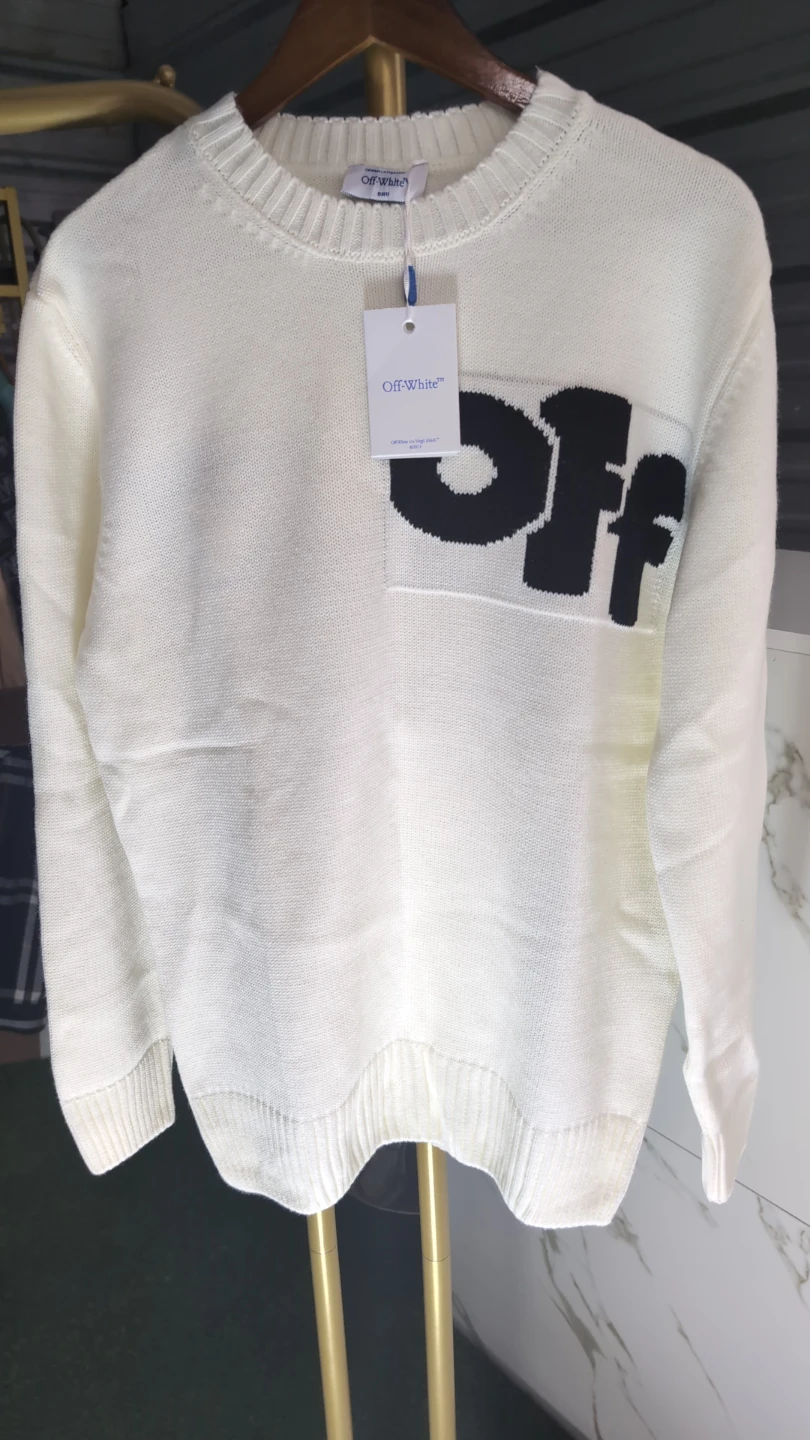 Off-White White Knit Sweater - photo 2