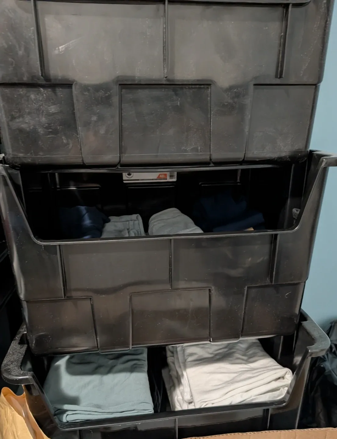 Black Storage Bins image indicator(3)