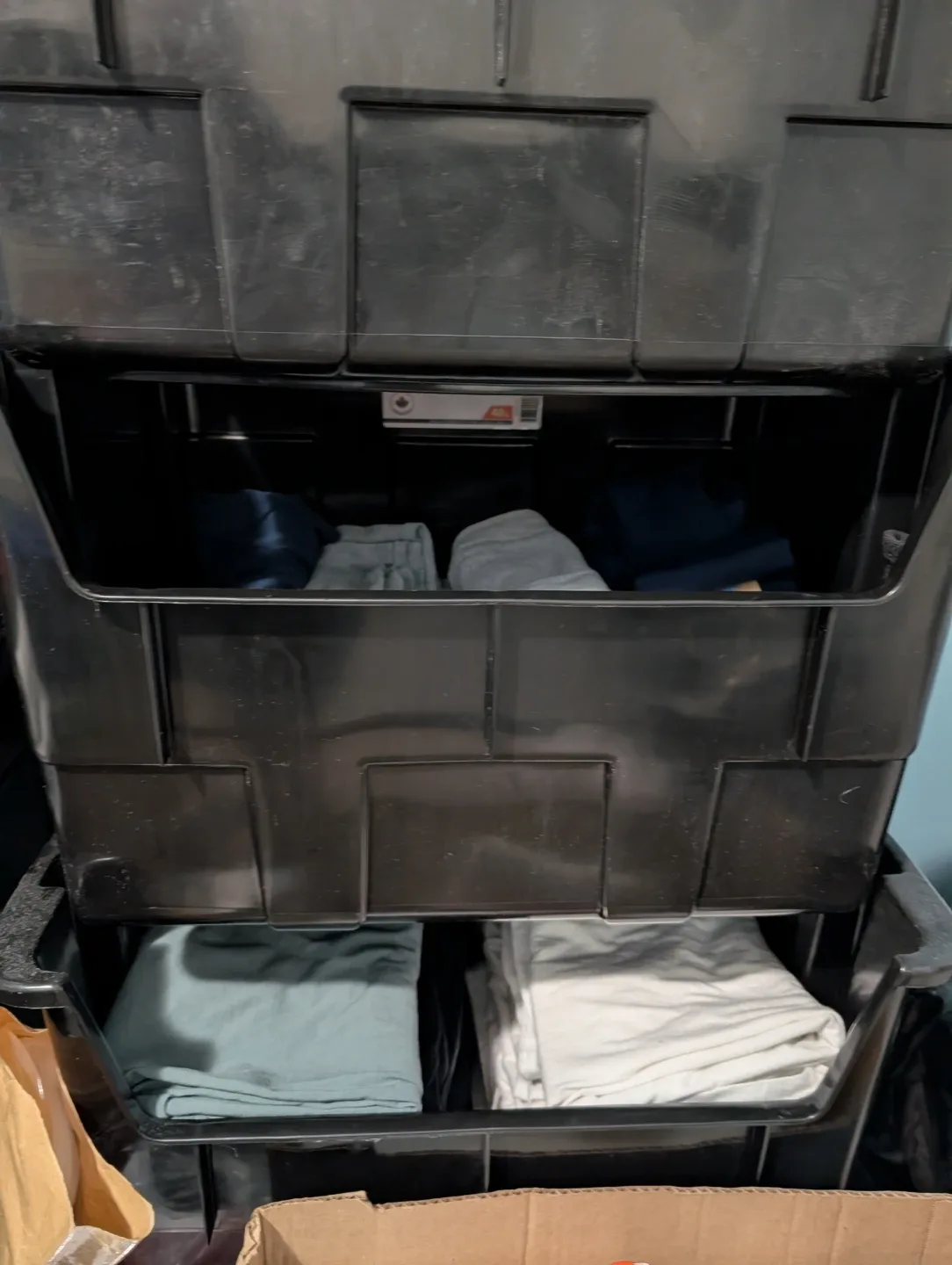 Black Storage Bins image indicator(4)