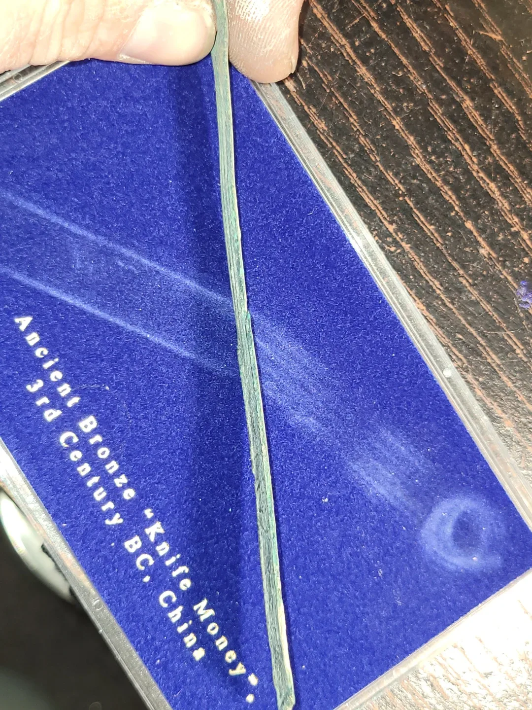 Ancient Bronze "Knife Money" - 3rd Century BC image indicator(7)