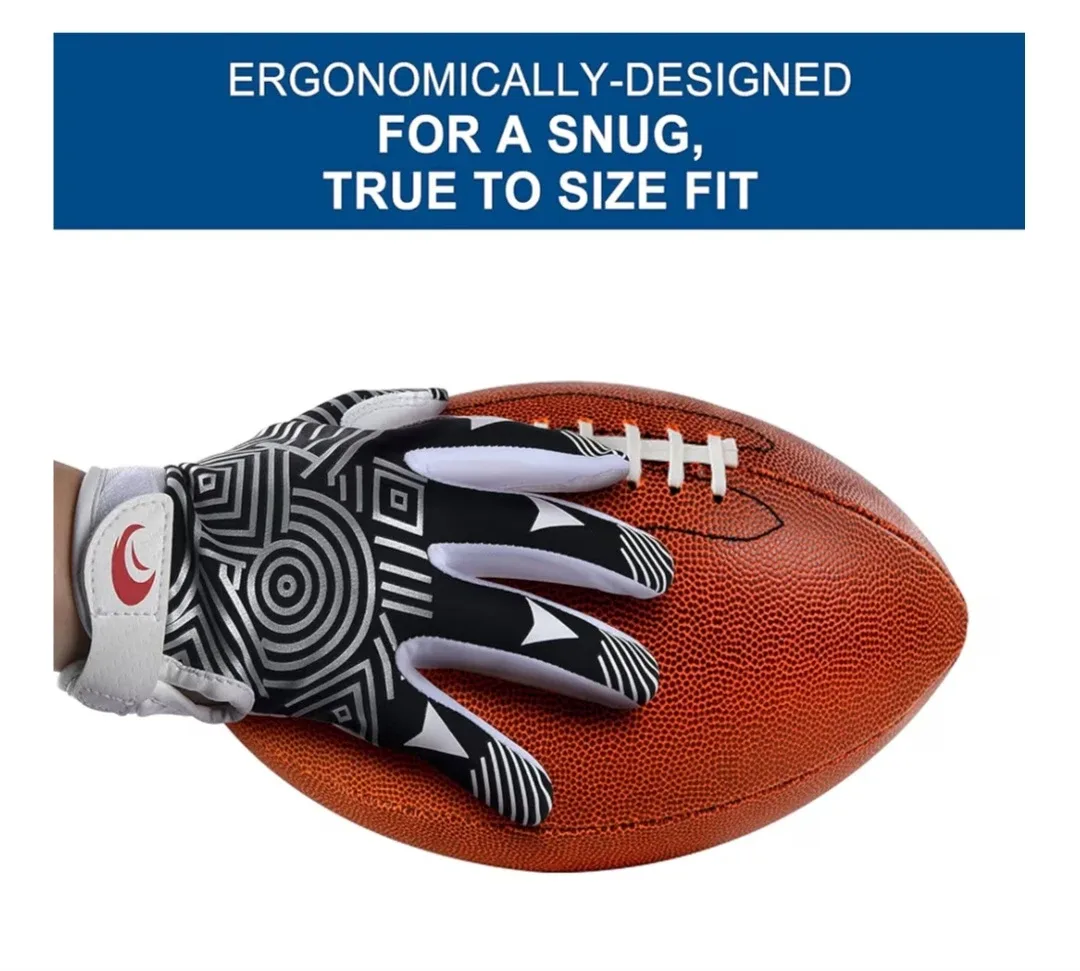 SPQMAT Football Receiver Gloves - Youth XL image indicator(8)