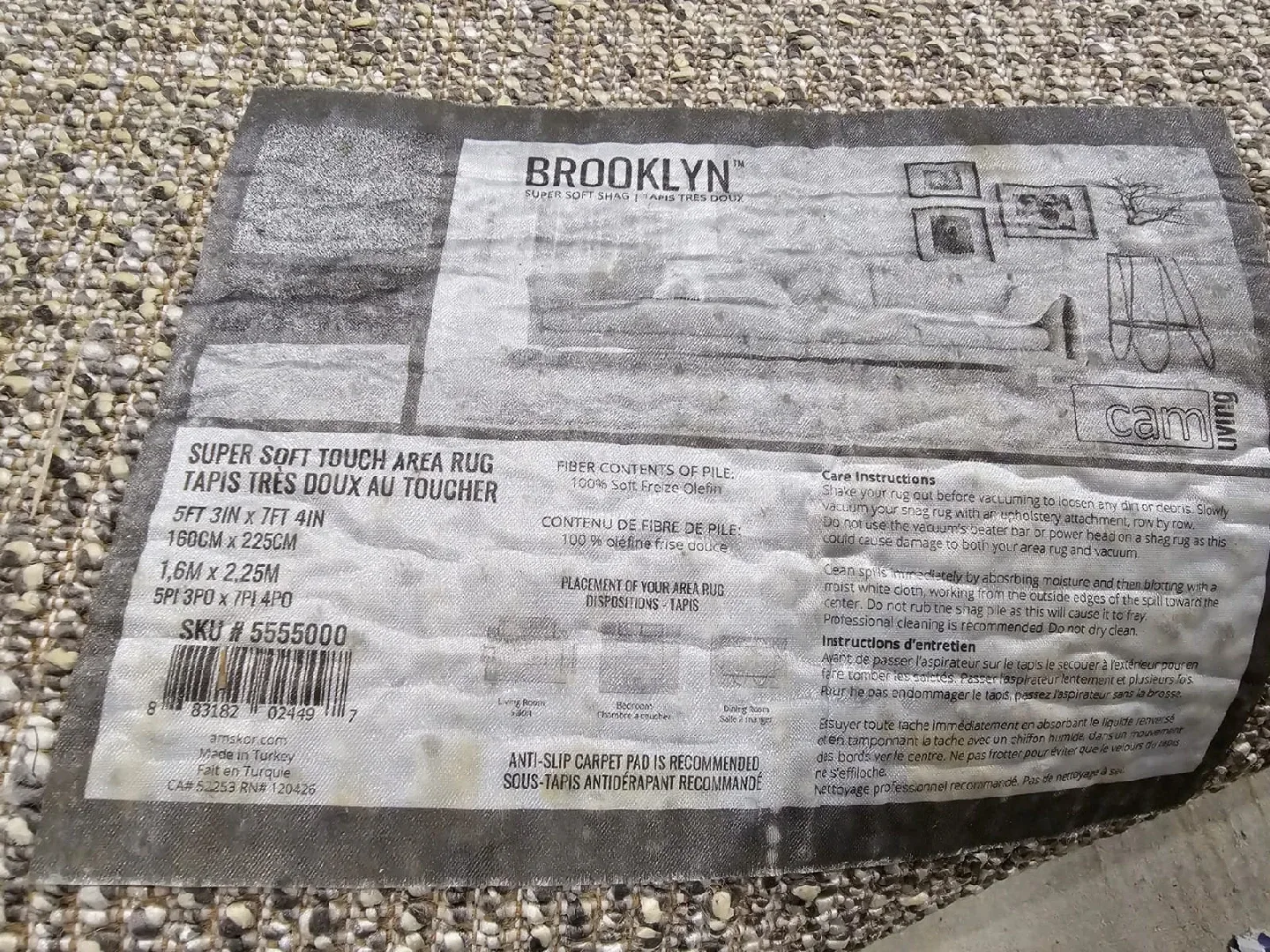 Brooklyn Super Soft Touch Area Rug 5ft x 7ft image indicator(3)