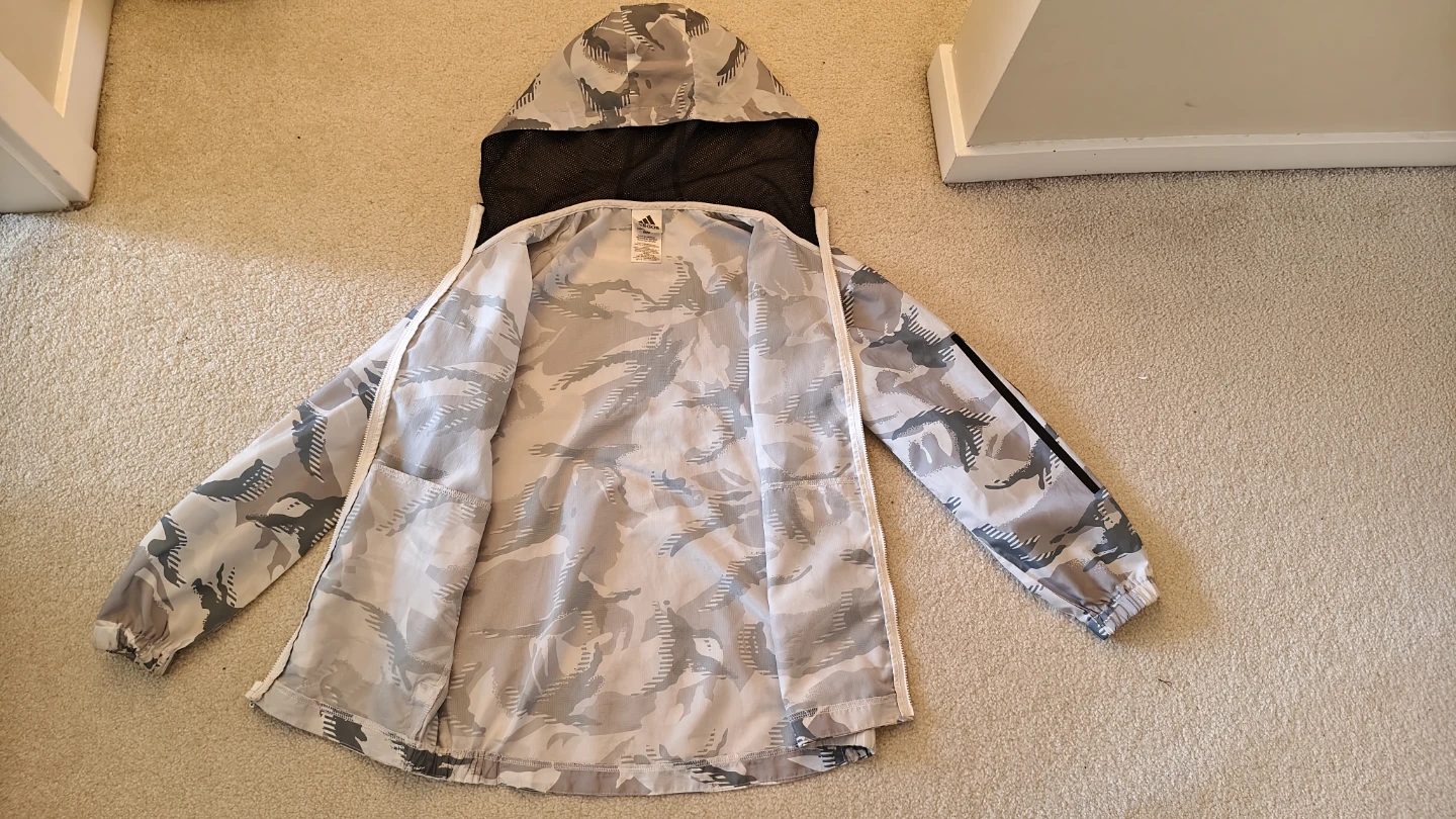 Adidas Camo Windbreaker - Size M - photo 2