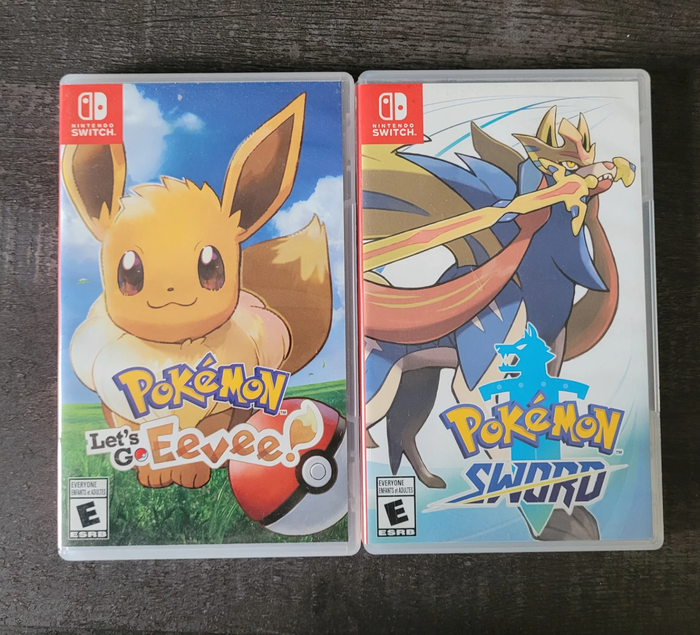 Pokémon Let's Go Eevee! and Sword - Nintendo Switch Games