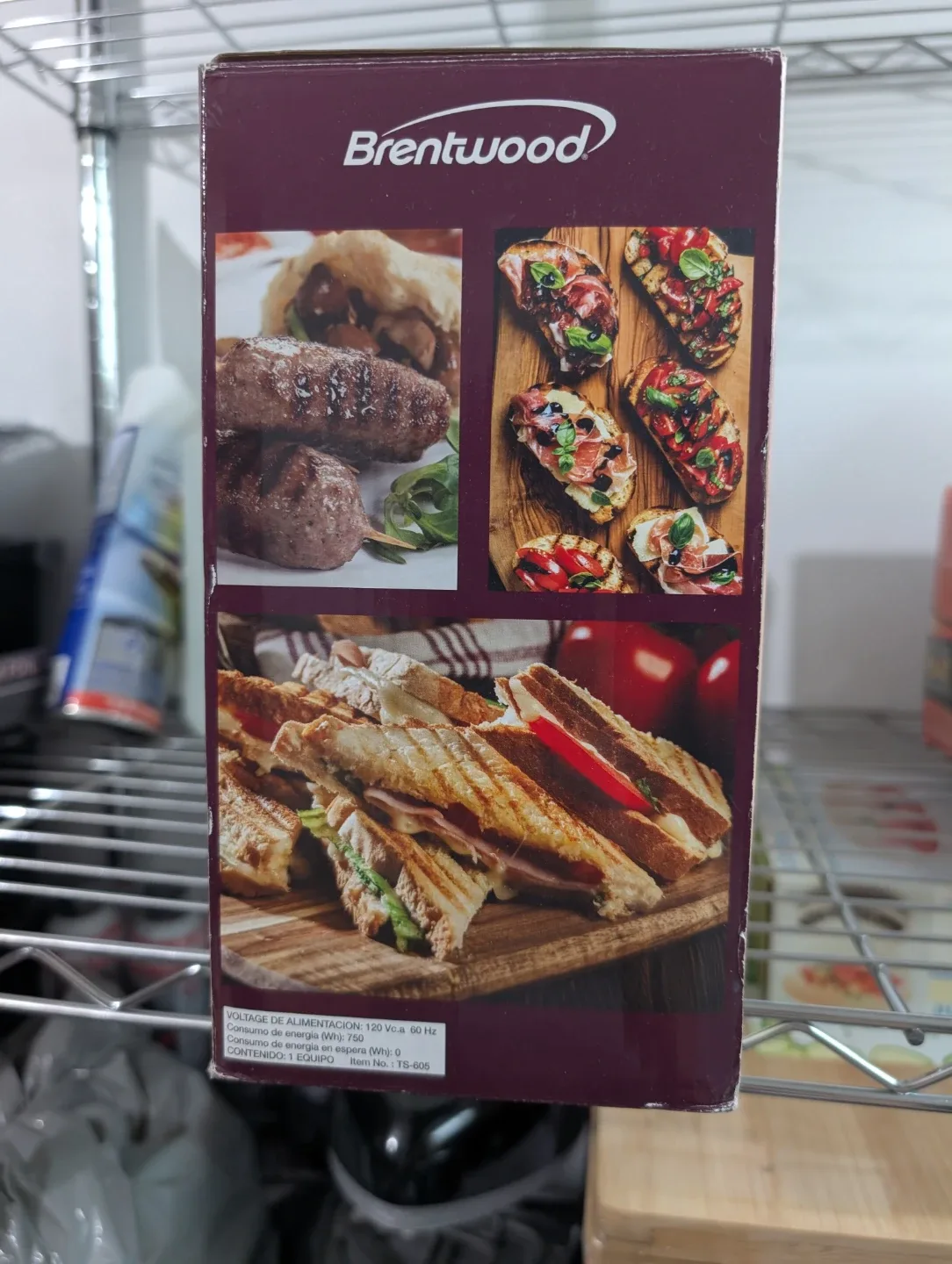 New Brentwood Electric Panini Maker & Grill BRAND NEW image indicator(2)