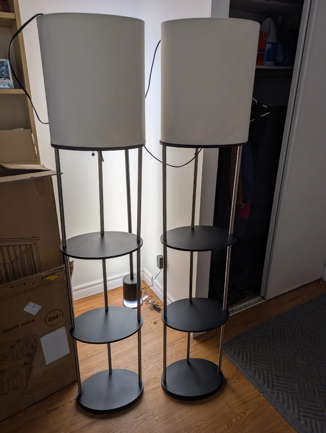 Shelf Floor Lamps - Set of 2 - photo 2