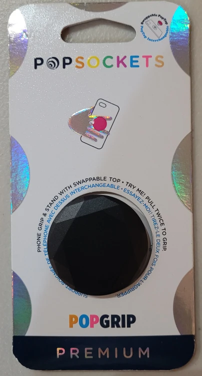 New Premium PopSockets PopGrip - Black