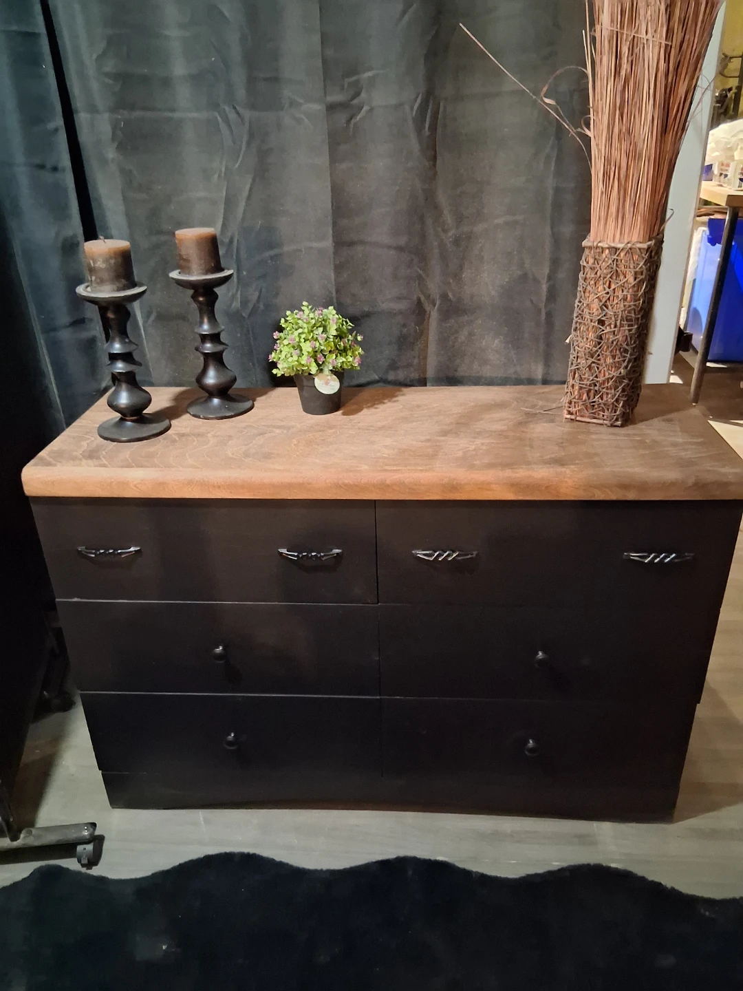 Custom Vintage Waterfall Dresser