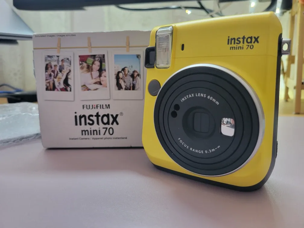 Fujifilm Instax Mini 70 Instant Camera - Canary Yellow