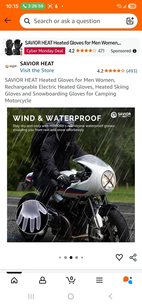 SAVIOR HEAT Heated Gloves - Medium image indicator(6)