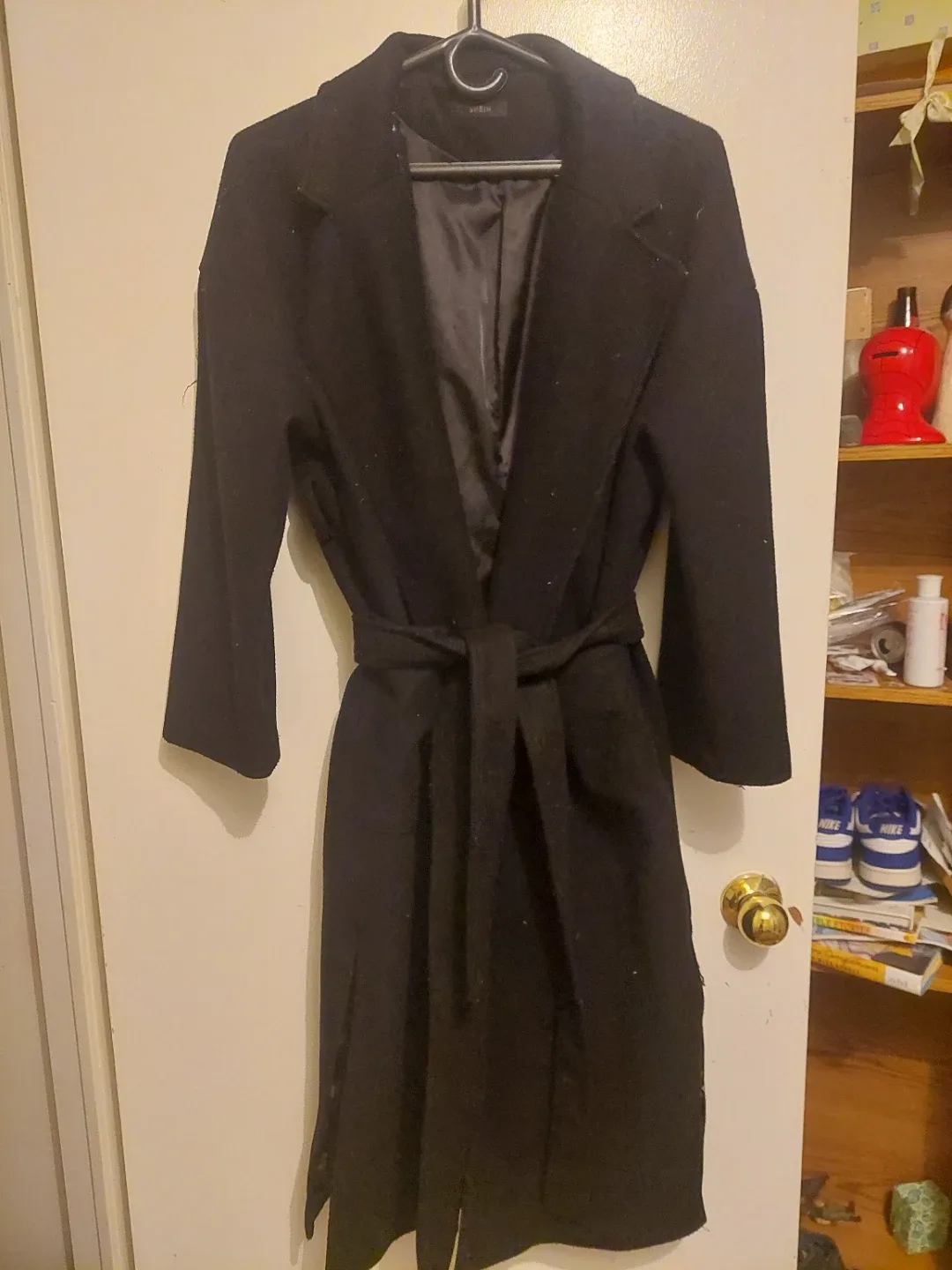 Aritzia Wilfred Cocoon Coat - Black thumbnail