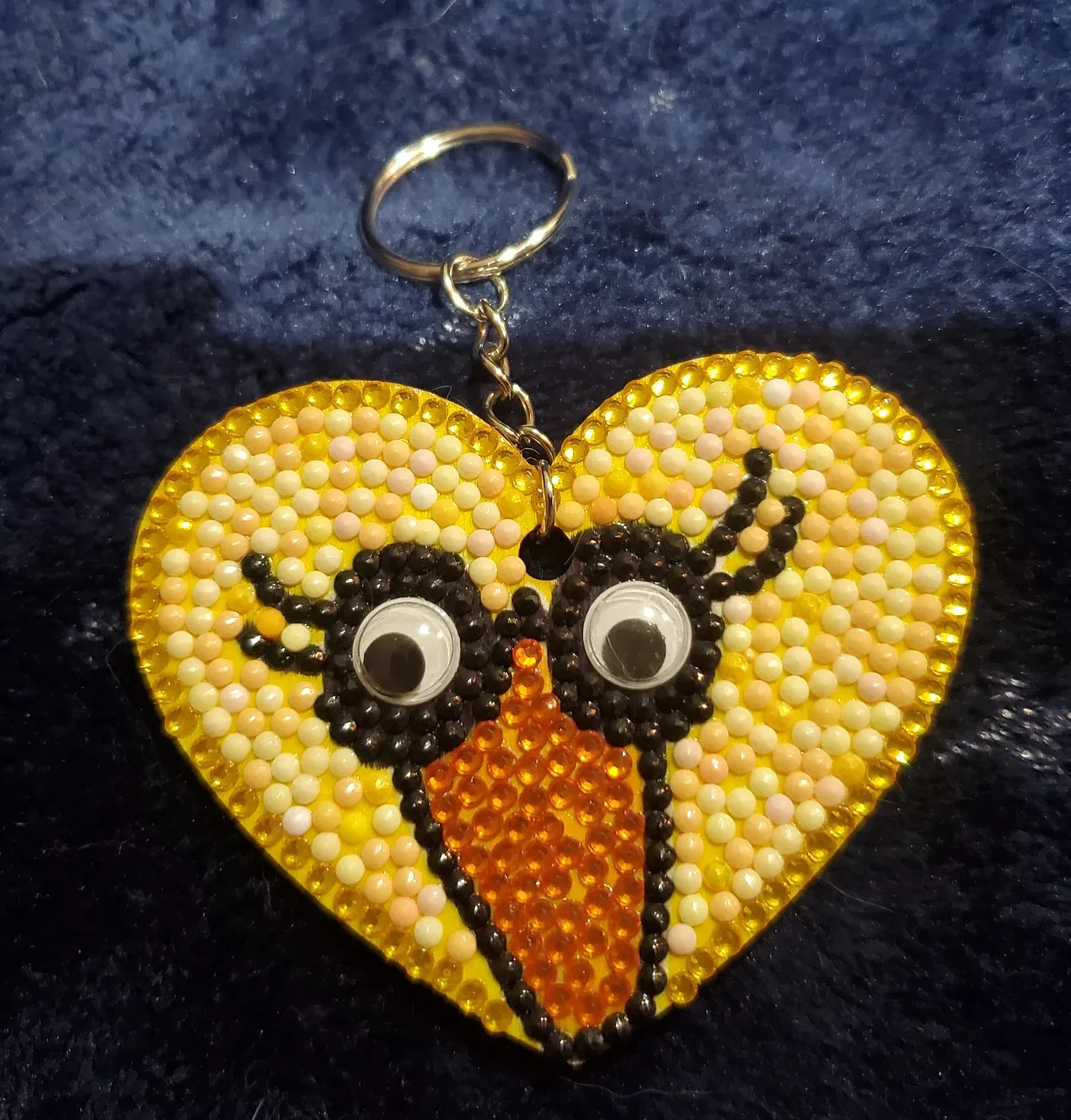 Handmade Rhinestone Diamond Drill Keychains image indicator(2)