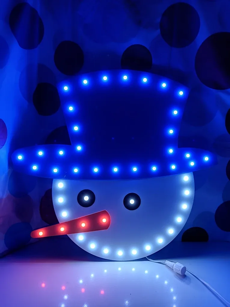 🎄LED Lighted Decor Snowman Marquee Sign🎄