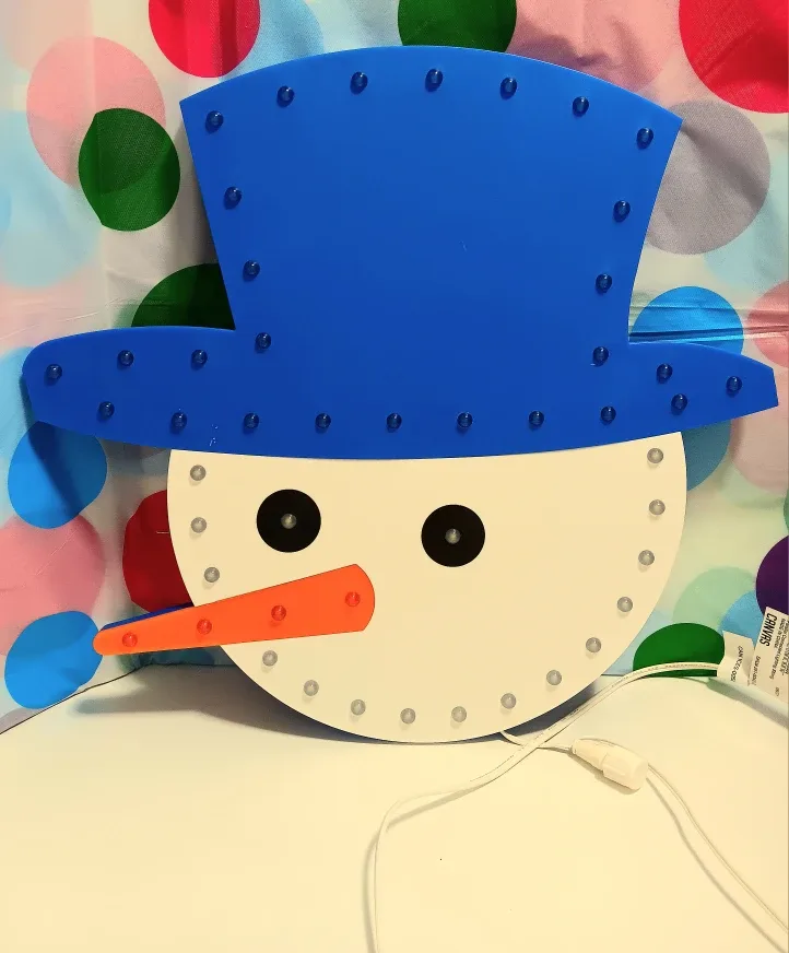 🎄LED Lighted Decor Snowman Marquee Sign🎄 image indicator(5)