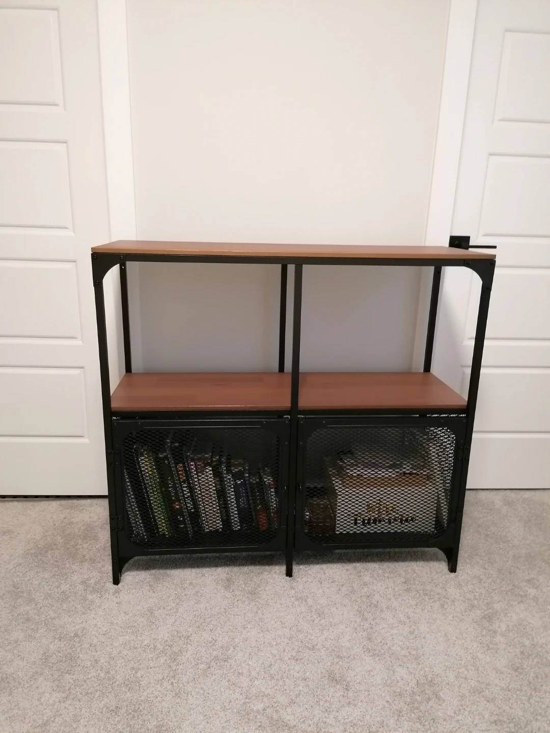 Ikea Fjallbo Shelf Unit - Black/Wood - photo 2