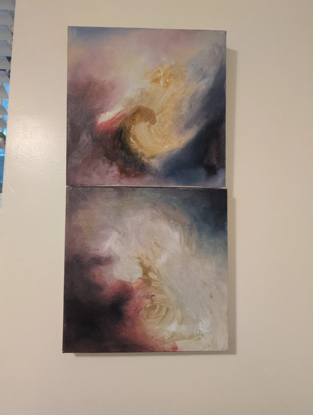 Abstract Painting duo