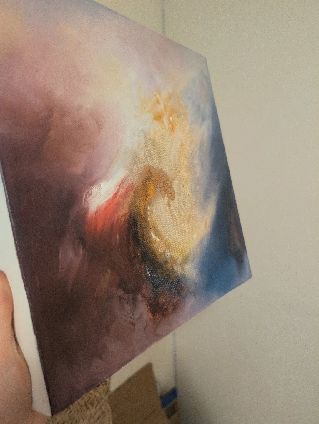 Abstract Painting duo image indicator(2)