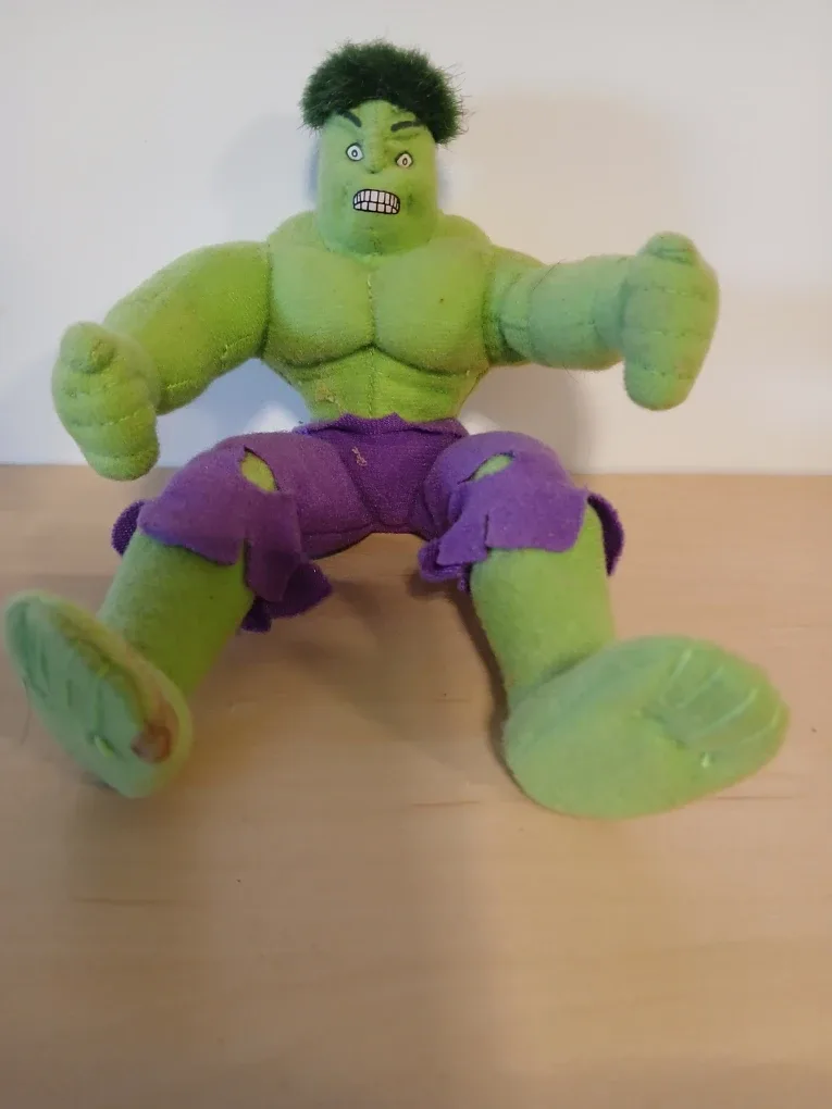 Hulk Plush Toy. Available and free. NO HOLDS.