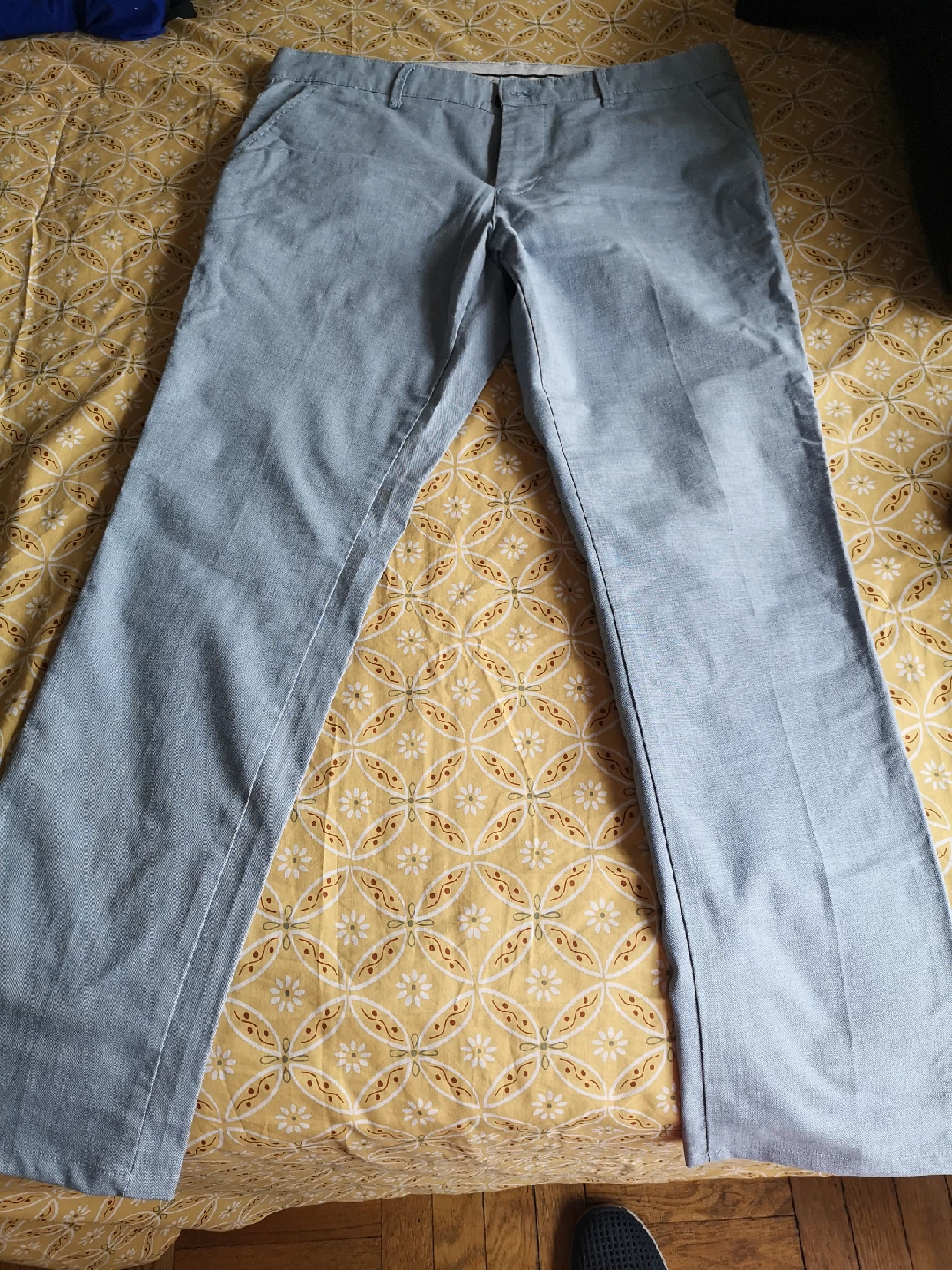 Defacto Tailored Fit Pants - 34/32 - Light Blue