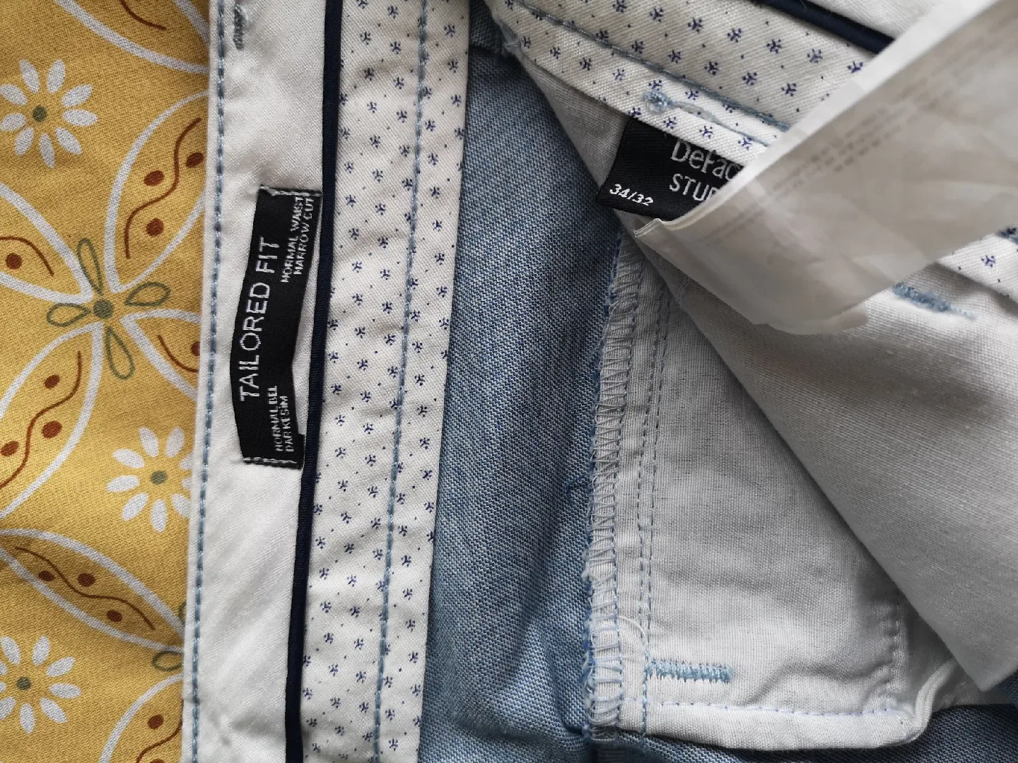 Defacto Tailored Fit Pants - 34/32 - Light Blue image indicator(3)