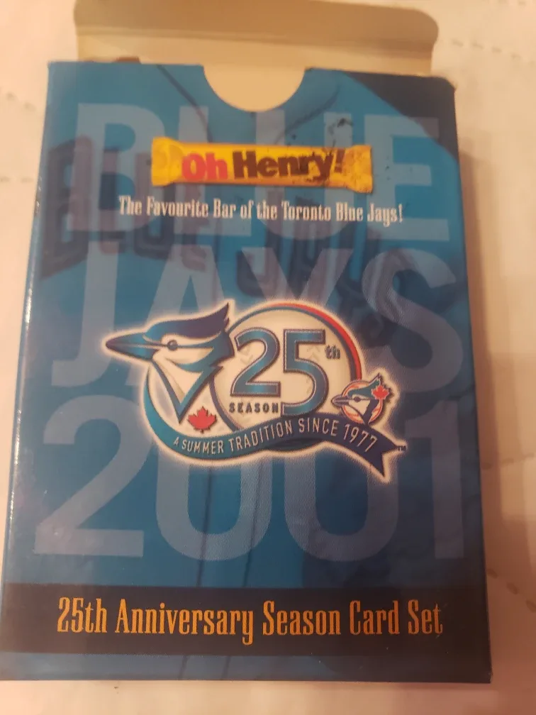 Toronto Blue Jays 25th Anniversary Season Card Set