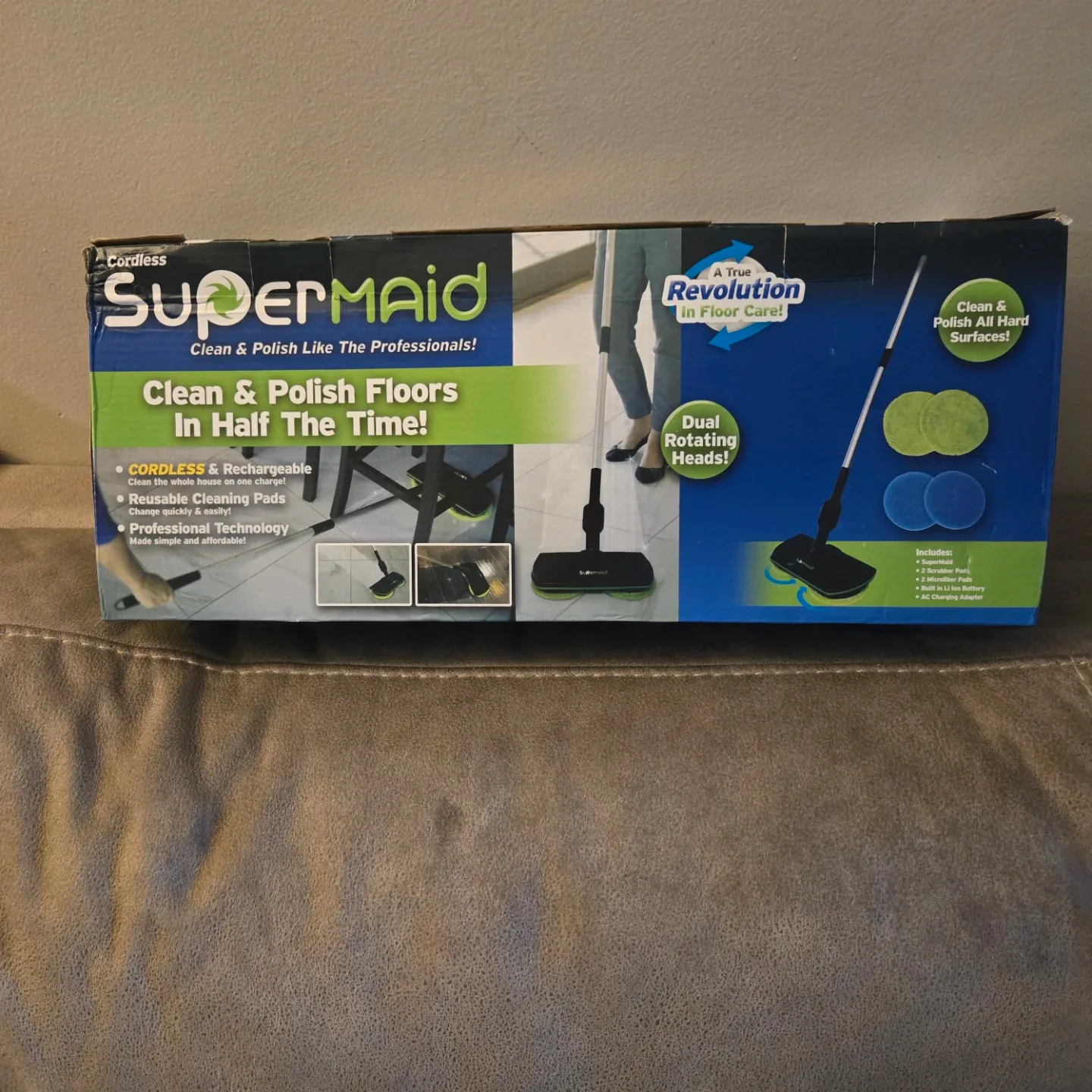 SuperMaid Cordless Floor Cleaner & Polisher image indicator(2)