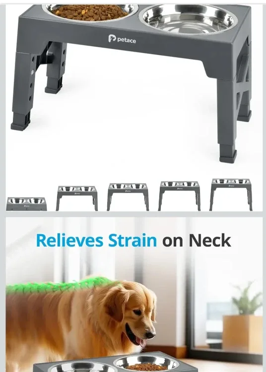 Petace Elevated Dog Bowls - New in Box! image indicator(9)