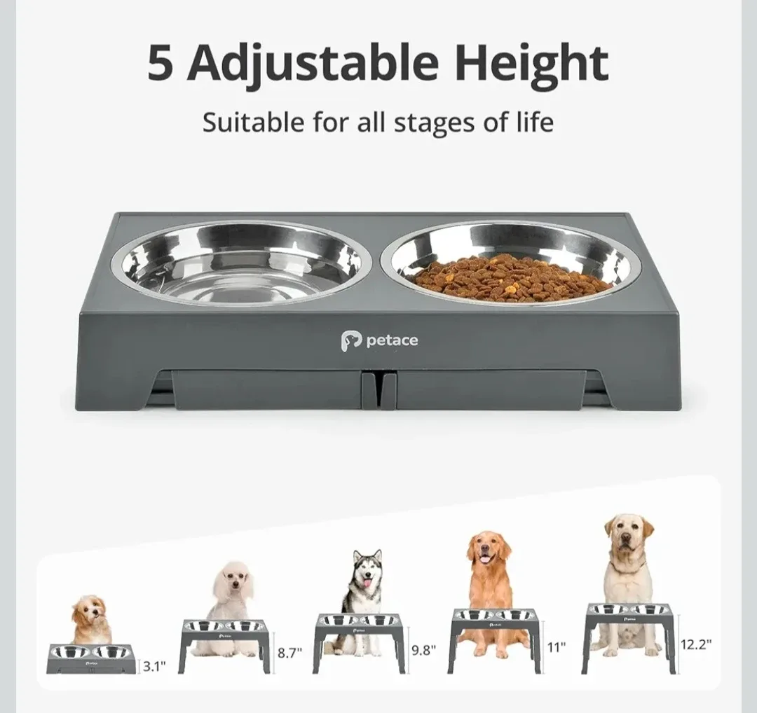 Petace Elevated Dog Bowls - New in Box! image indicator(10)