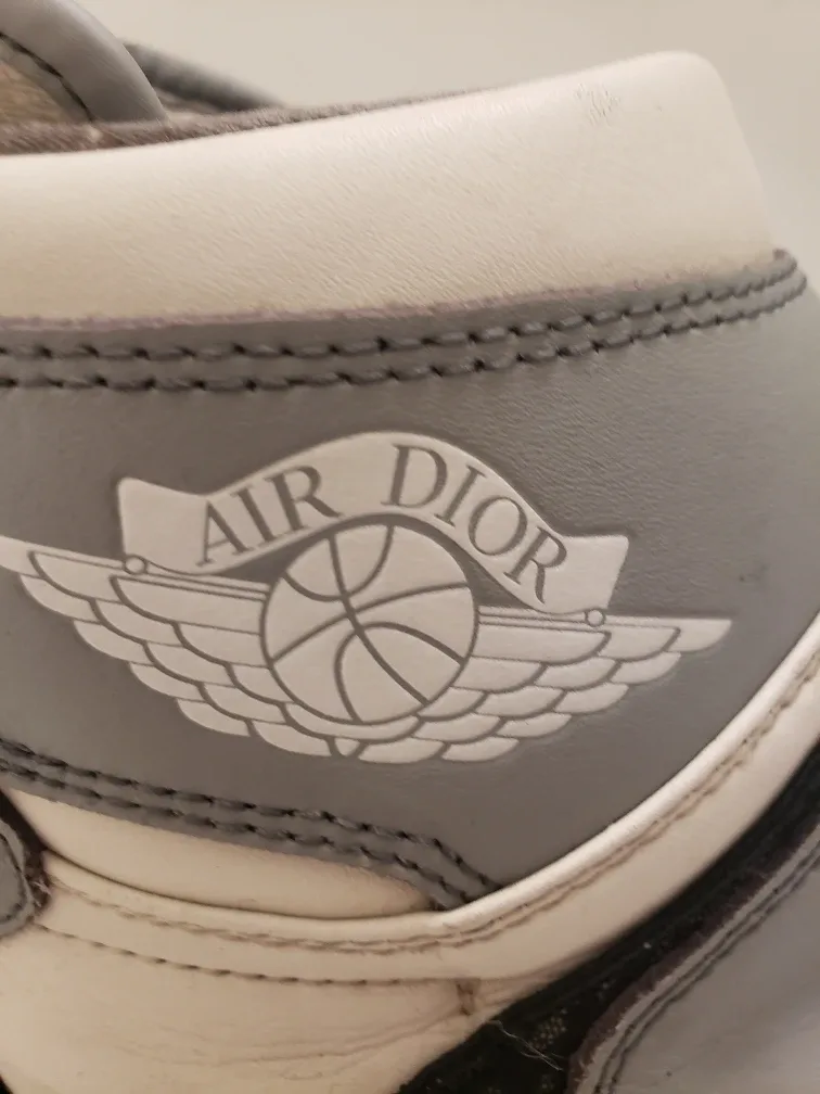Dior Air Jordan 1 High Grey