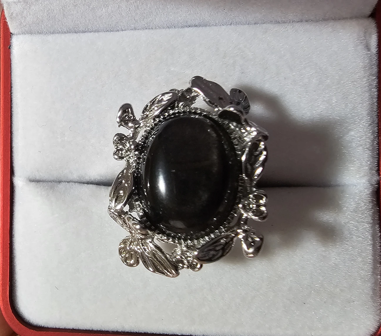 Real gems & crytal rings , copper settings - photo 2