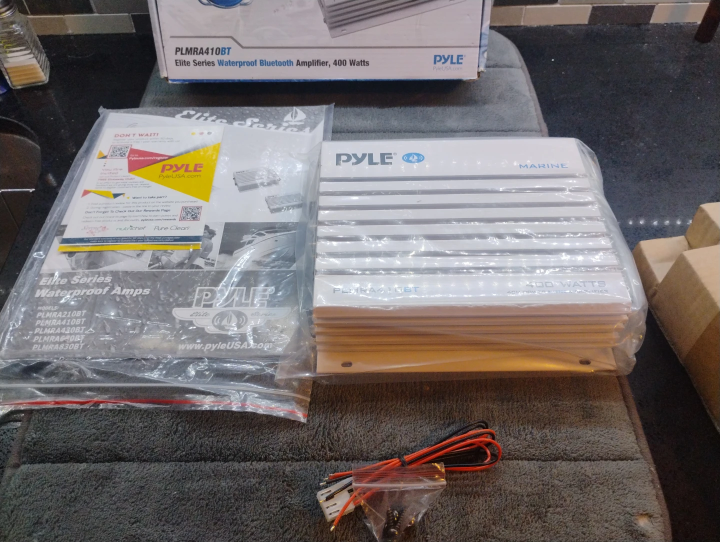 Pyle PLMRA410BT Elite Series Waterproof Bluetooth Amplifier - photo 2