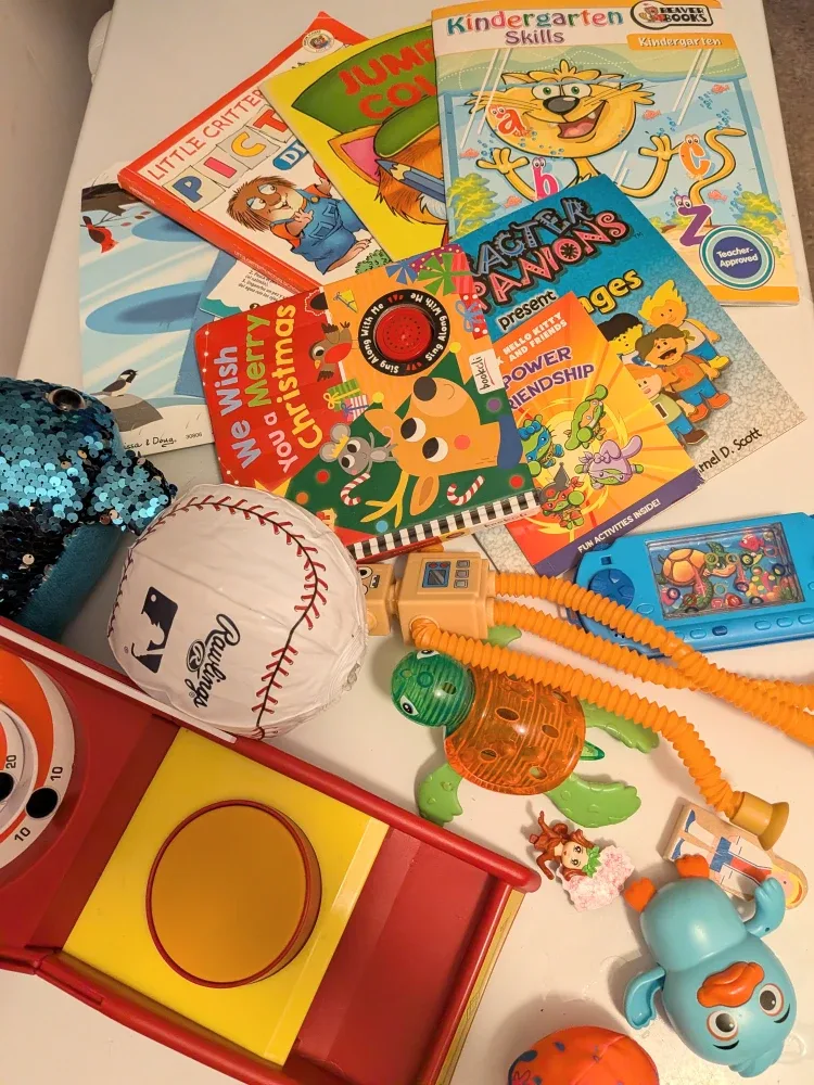 Mixed Lot of Toys and Books used image indicator(2)