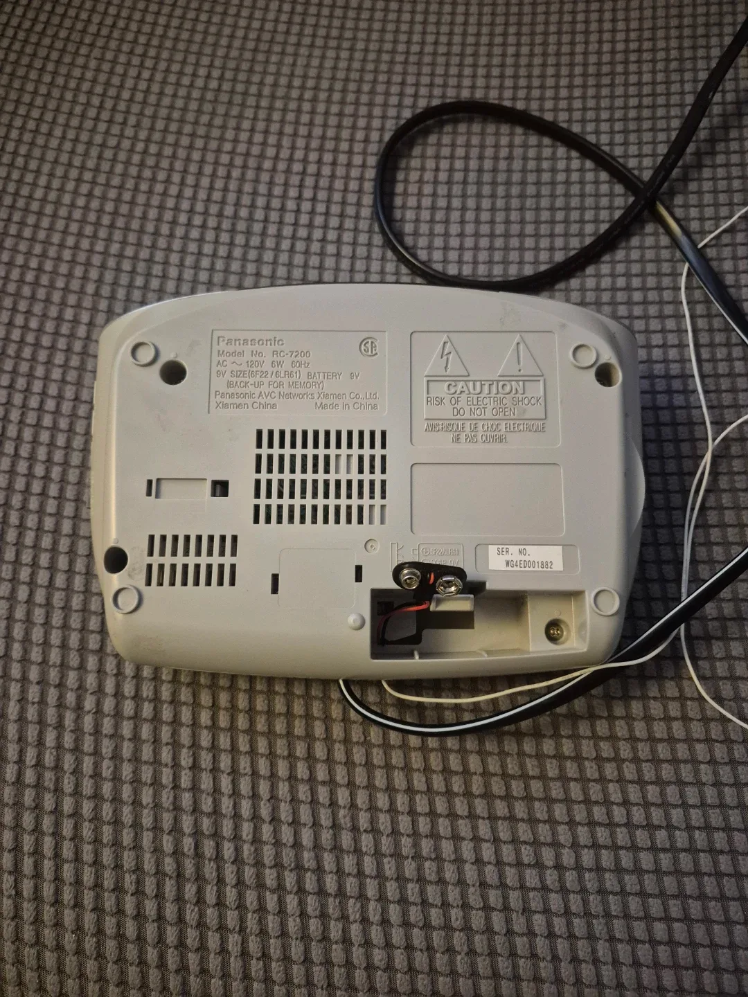 Panasonic RC-7200 FM/AM Clock Radio image indicator(5)