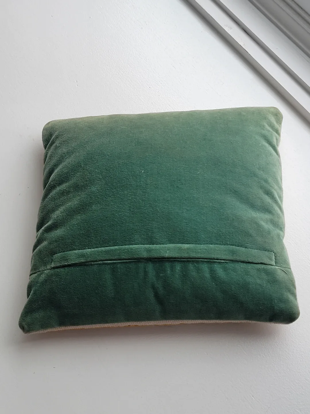 Vintage Floral Thistle Needlepoint Throw Pillow image indicator(6)