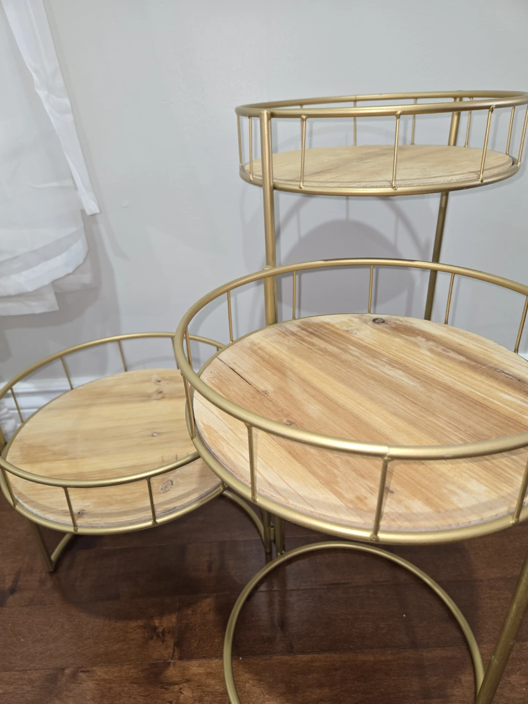 Gold 3-Tier Plant Stand - photo 3