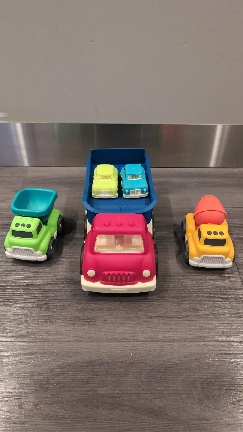 Vegan Toy Trucks - Set of 5 thumbnail