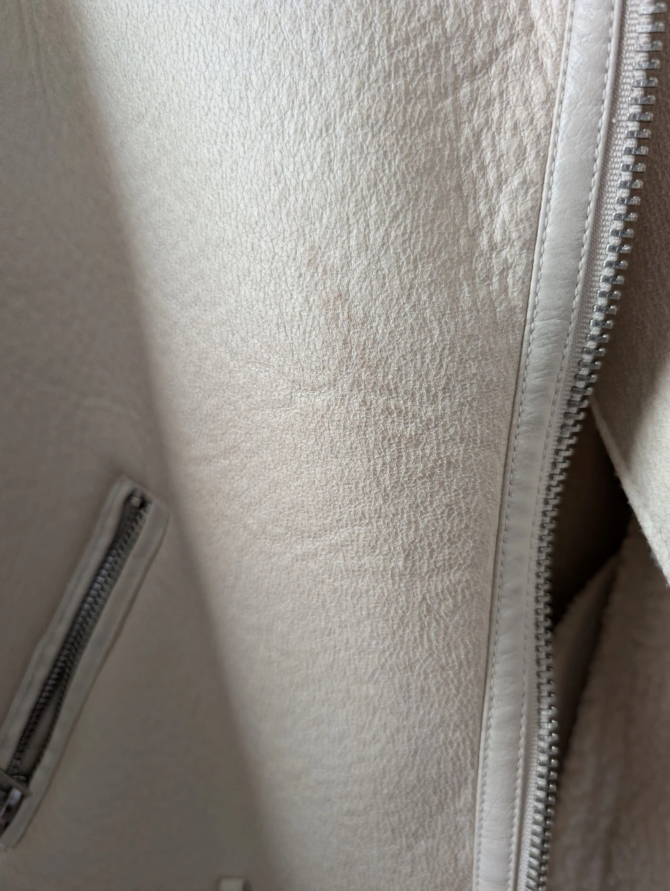 Zara Cream Sherpa lined winter Jacket-size medium - photo 2