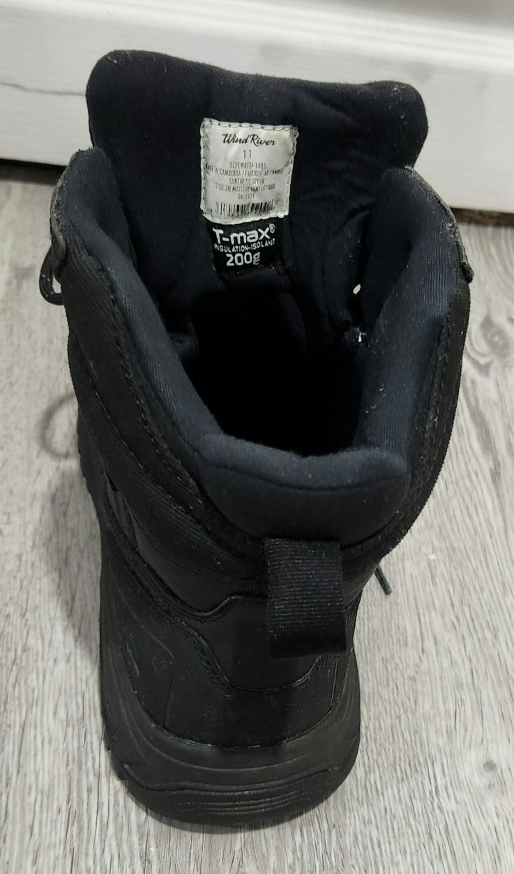 Wind River T-Max 200g Insulated Black  snow Boots for men, - photo 2